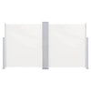 Vidaxl tuinscherm uittrekbaar dubbel 170x600 cm crème