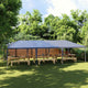 Vidaxl partytent 4x9 m blauw