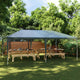 Vidaxl partytent professioneel 90 g m² 4x6 m groen