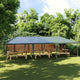 Vidaxl partytent professioneel 90 g m² 4x9 m groen