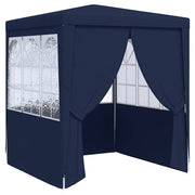 Vidaxl partytent met zijwanden professioneel 90 g m² 2x2 m blauw - afbeelding 2