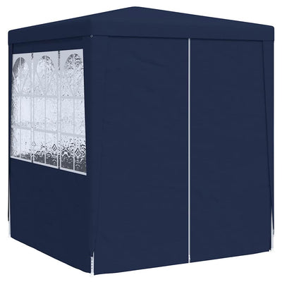 Vidaxl partytent met zijwanden professioneel 90 g m² 2x2 m blauw