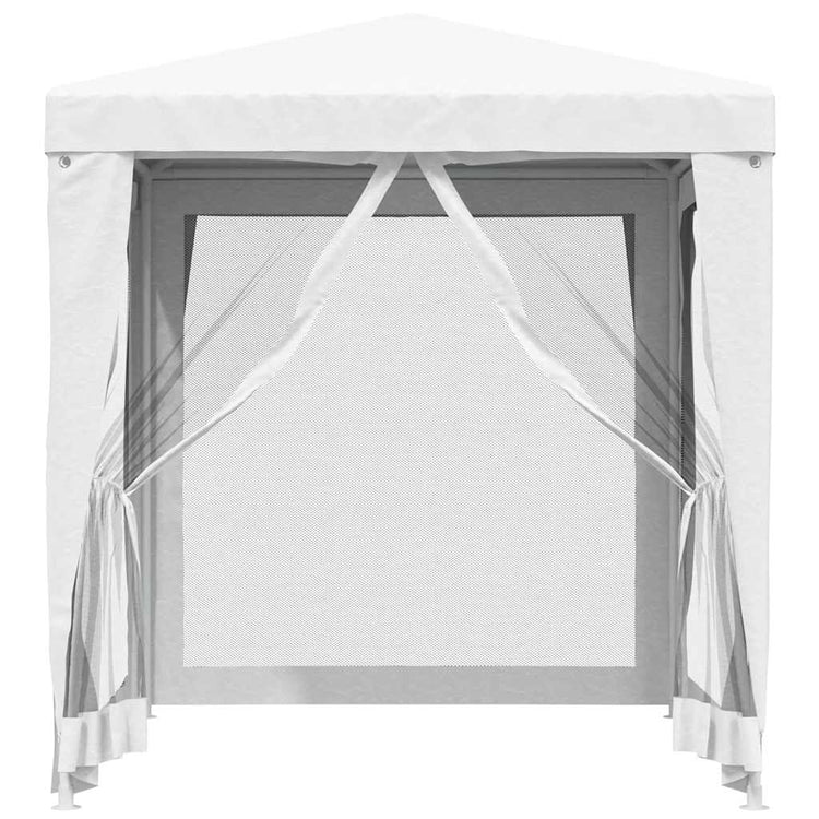 Vidaxl partytent met 4 mesh zijwanden 2x2 m wit