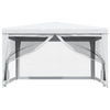 Vidaxl partytent met 4 mesh zijwanden 4x4 m wit