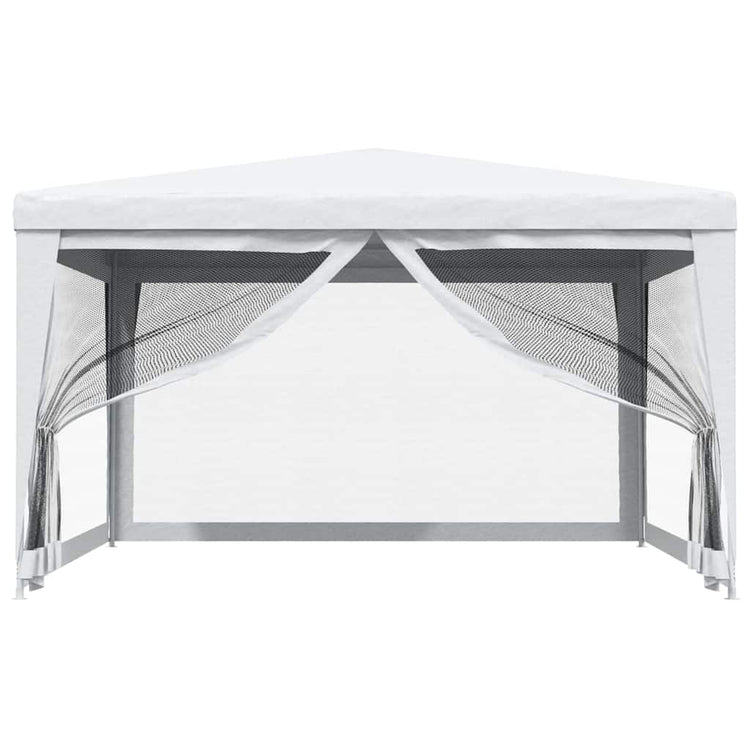 Vidaxl partytent met 4 mesh zijwanden 4x4 m wit