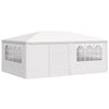 Vidaxl partytent met zijwanden professioneel 90 g m² 4x6 m wit