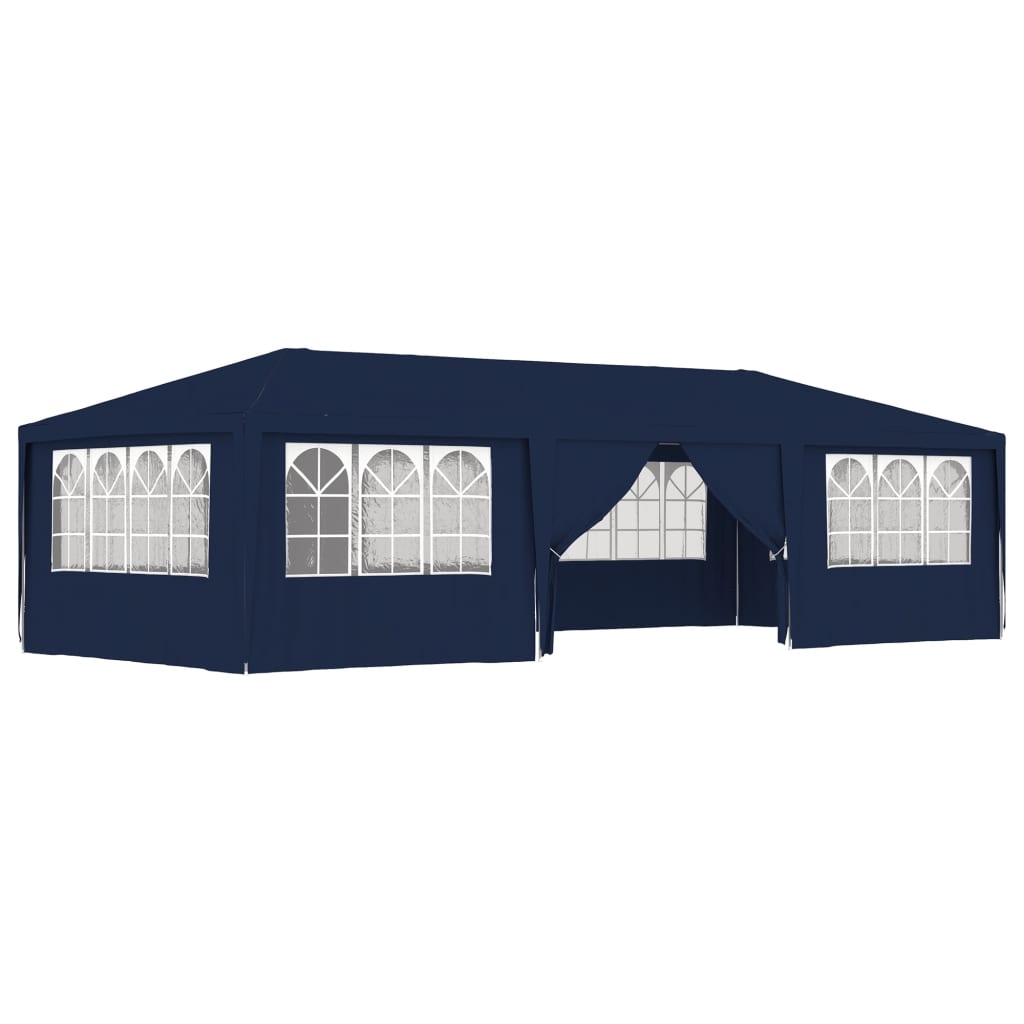 VidaXL Partytent met zijwanden professioneel 90 g m² 4x9 m blauw