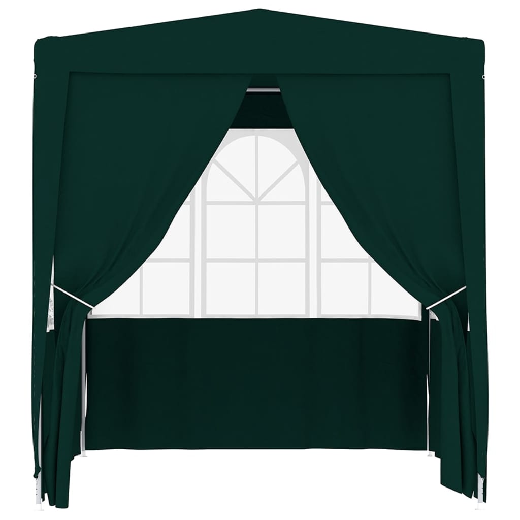 VidaXL Partytent met zijwanden professioneel 90 g m² 2x2 m groen