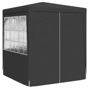 Vidaxl partytent met wanden professioneel 90 g m² 2,5x2,5 m antraciet - afbeelding 3