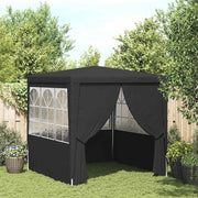 Vidaxl partytent met wanden professioneel 90 g m² 2,5x2,5 m antraciet - afbeelding 1