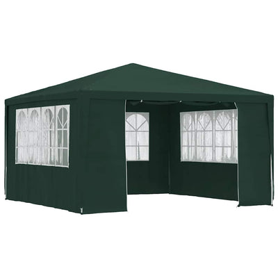 Vidaxl partytent met zijwanden professioneel 90 g m² 4x4 m groen