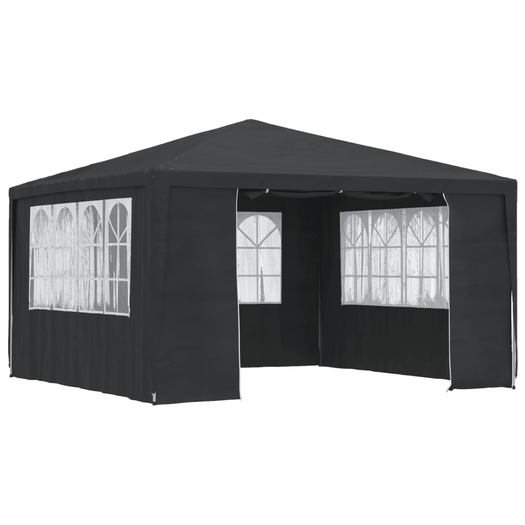 VidaXL Partytent met zijwanden professioneel 90 g m² 4x4 m groen