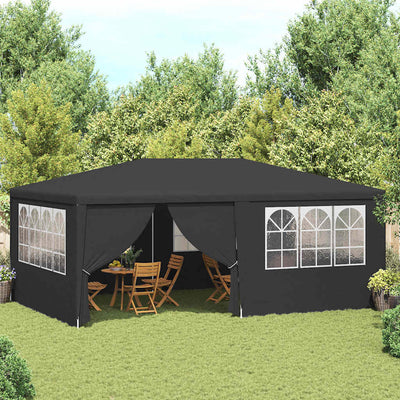 Vidaxl partytent met zijwanden professioneel 90 g m² 4x6 m antraciet