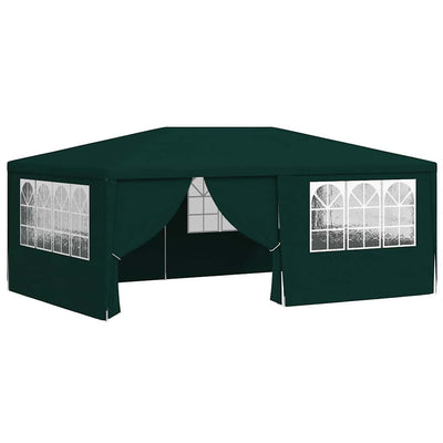 Vidaxl partytent met zijwanden professioneel 90 g m² 4x6 m groen