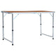 Vidaxl campingtafel inklapbaar 120x60 cm aluminium