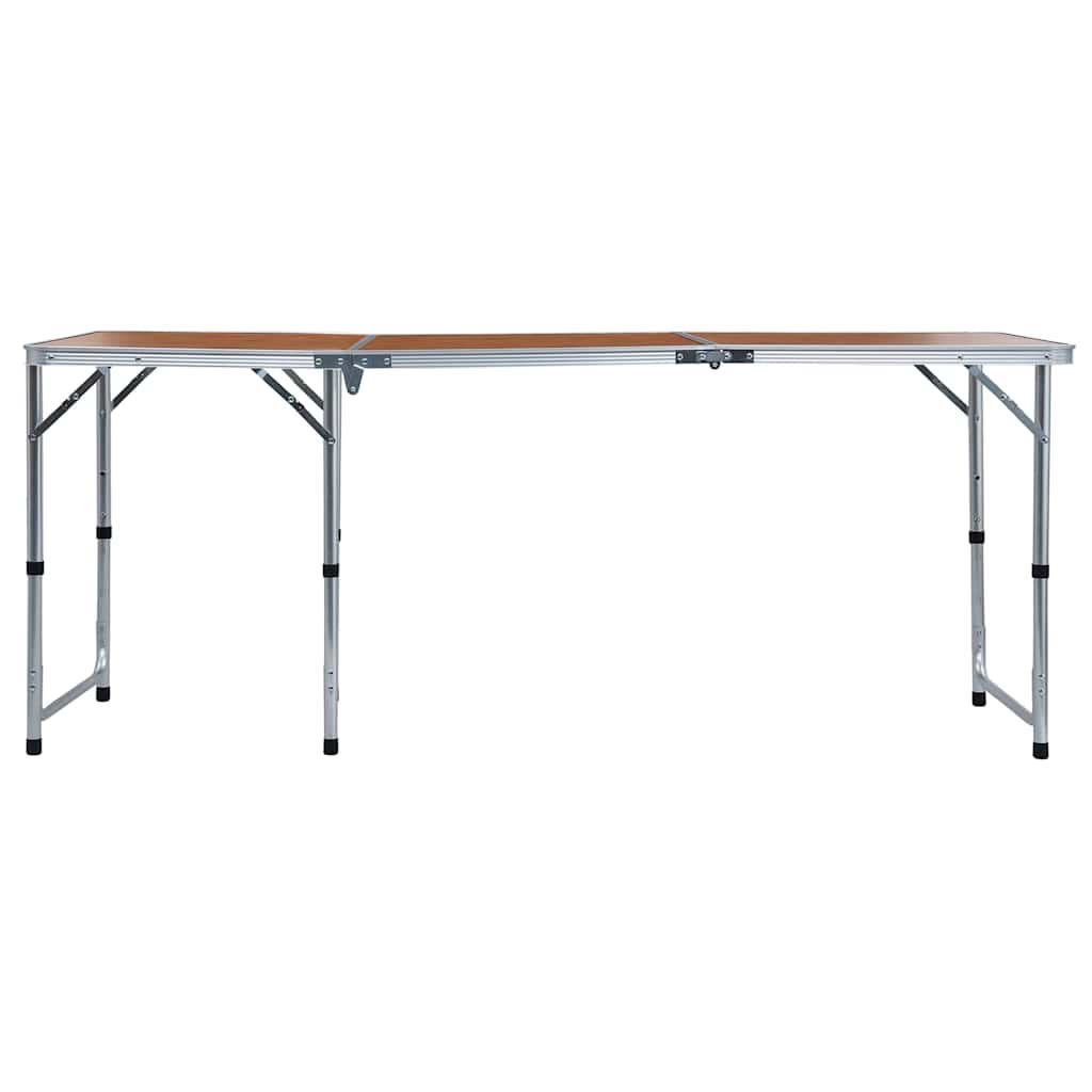 Vidaxl campingtafel inklapbaar 180x60 cm aluminium