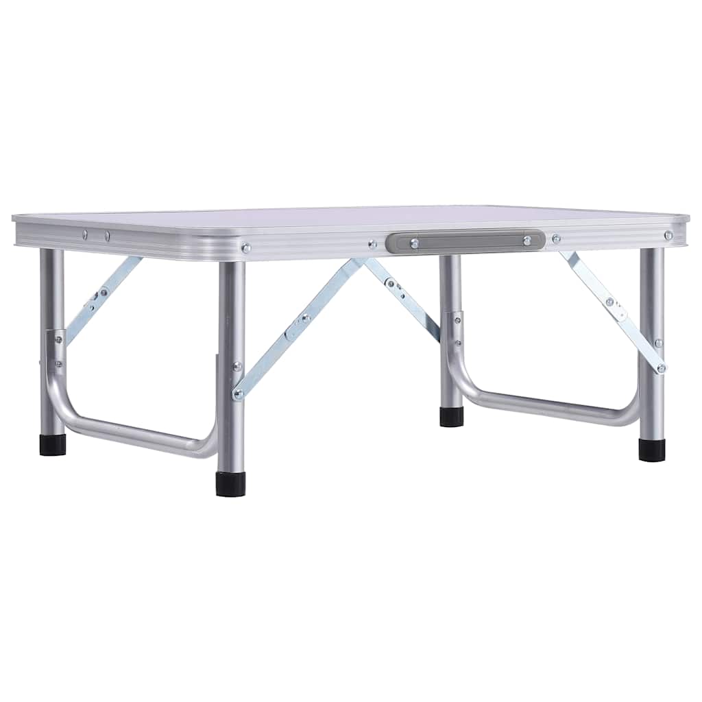 Vidaxl campingtafel inklapbaar 60x45 cm aluminium wit