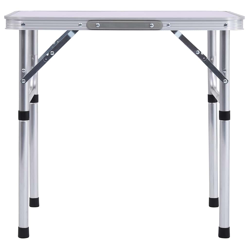 Vidaxl campingtafel inklapbaar 60x45 cm aluminium wit