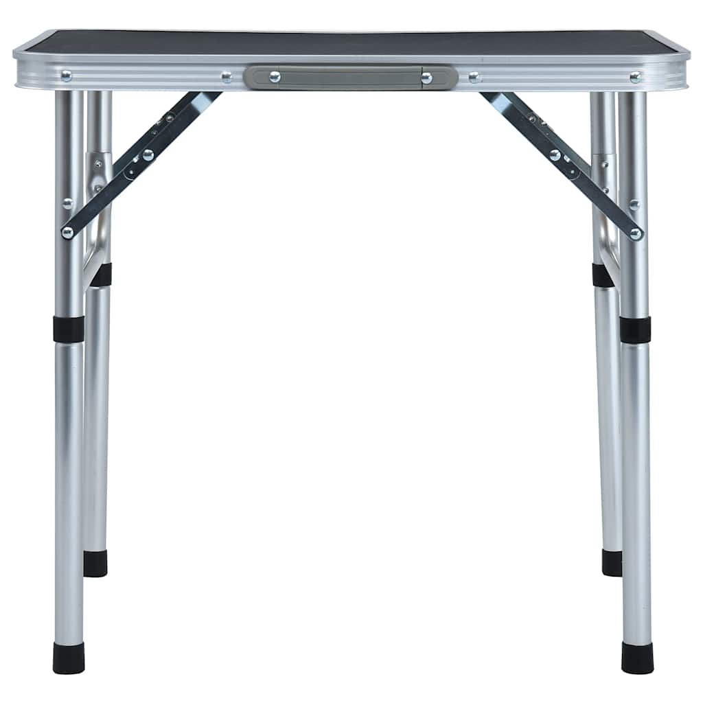 Vidaxl campingtafel inklapbaar 60x45 cm aluminium grijs