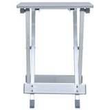 Vidaxl campingkruk 28x26x39 cm aluminium - afbeelding 3