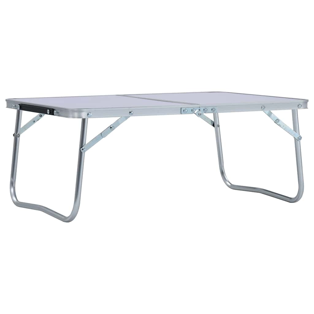 Vidaxl campingtafel inklapbaar 60x40 cm aluminium wit