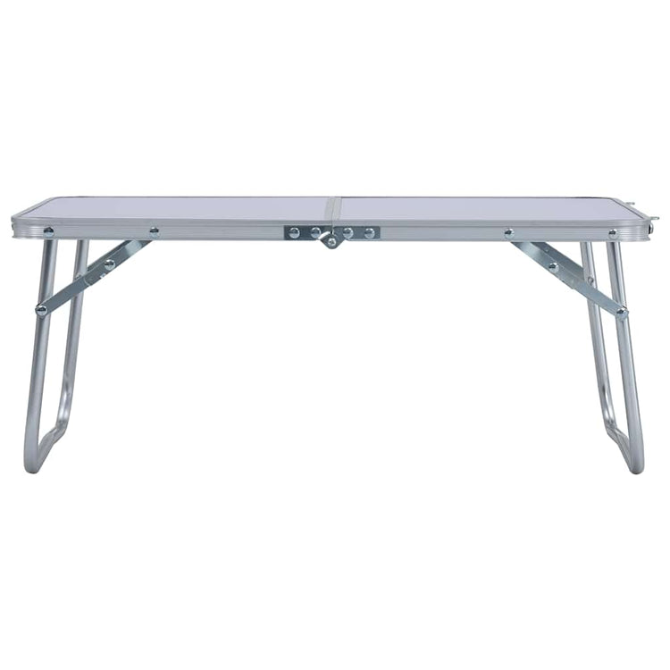 Vidaxl campingtafel inklapbaar 60x40 cm aluminium wit