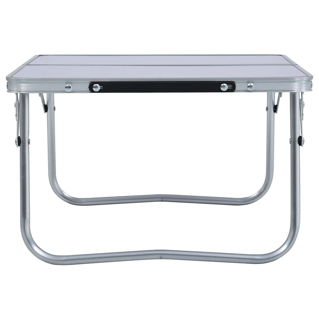 Vidaxl campingtafel inklapbaar 60x40 cm aluminium wit