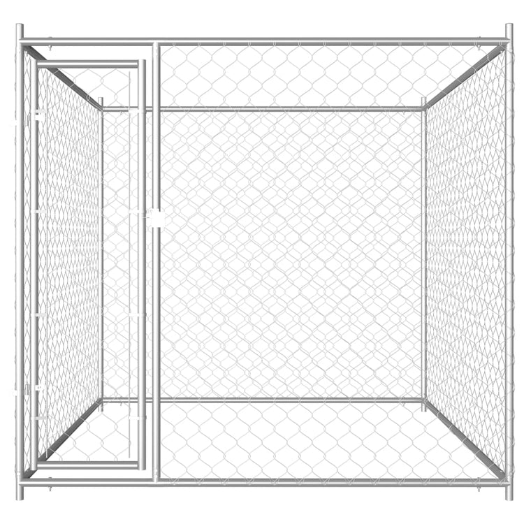 VidaXL Hondenkennel voor buiten 193x193x185 cm
