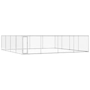 VidaXL Hondenkennel voor buiten 760x760x185 cm gegalvaniseerd staal - afbeelding 1