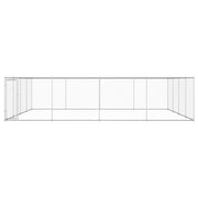 VidaXL Hondenkennel voor buiten 760x760x185 cm gegalvaniseerd staal - afbeelding 2