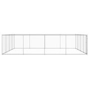 VidaXL Hondenkennel voor buiten 760x760x185 cm gegalvaniseerd staal - afbeelding 3