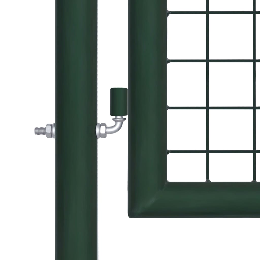 VidaXL Poort 100x75 cm staal groen