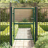 Vidaxl hekpoort staal 100x125 cm groen