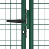 VidaXL Gaaspoort 390x125 cm staal groen - afbeelding 3