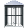 VidaXL Hondenkennel voor buiten met dak 120x120x150 cm