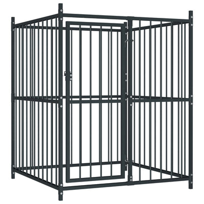 Vidaxl hondenkennel voor buiten 120x120x150 cm