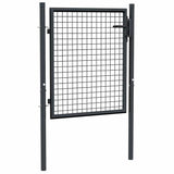 Vidaxl tuinhek van gaas gegalvaniseerd staal 100x75 cm grijs - afbeelding 2