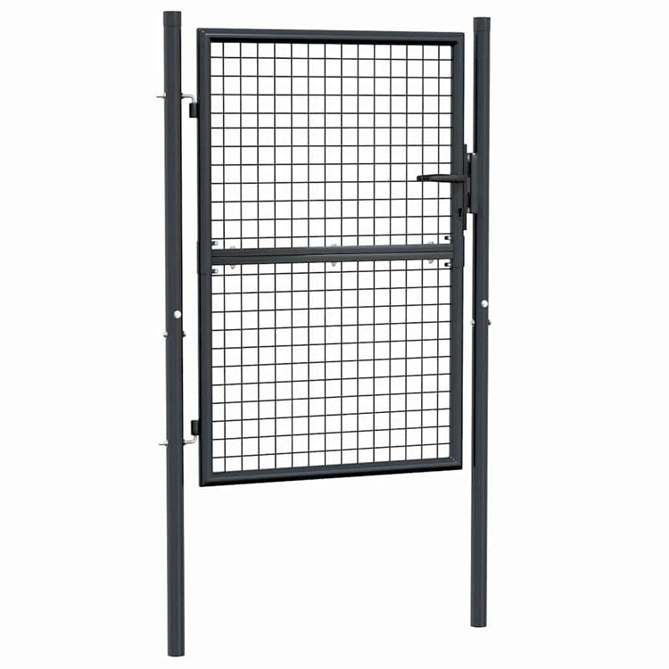 Vidaxl tuinhek van gaas gegalvaniseerd staal 100x125 cm grijs