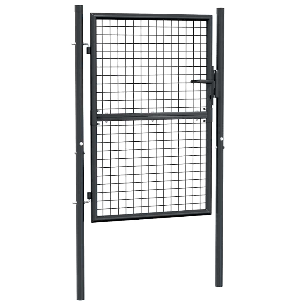 Vidaxl tuinhek van gaas gegalvaniseerd staal 100x125 cm grijs