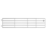 VidaXL Poort met 5 stangen (150-400)x90 cm staal zilverkleurig - afbeelding 2