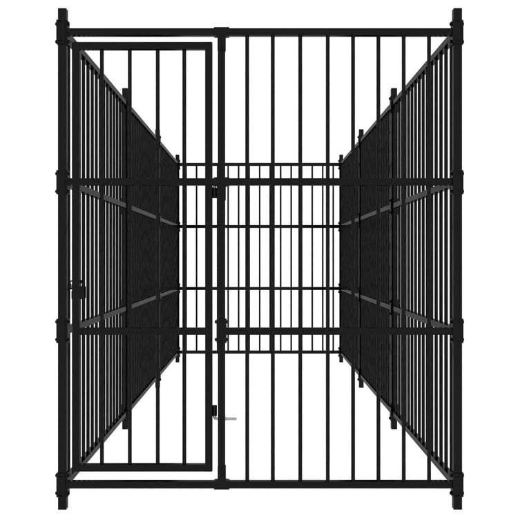VidaXL Hondenkennel voor buiten 450x150x185 cm