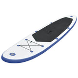 Vidaxl stand up paddleboardset opblaasbaar blauw en wit - afbeelding 2