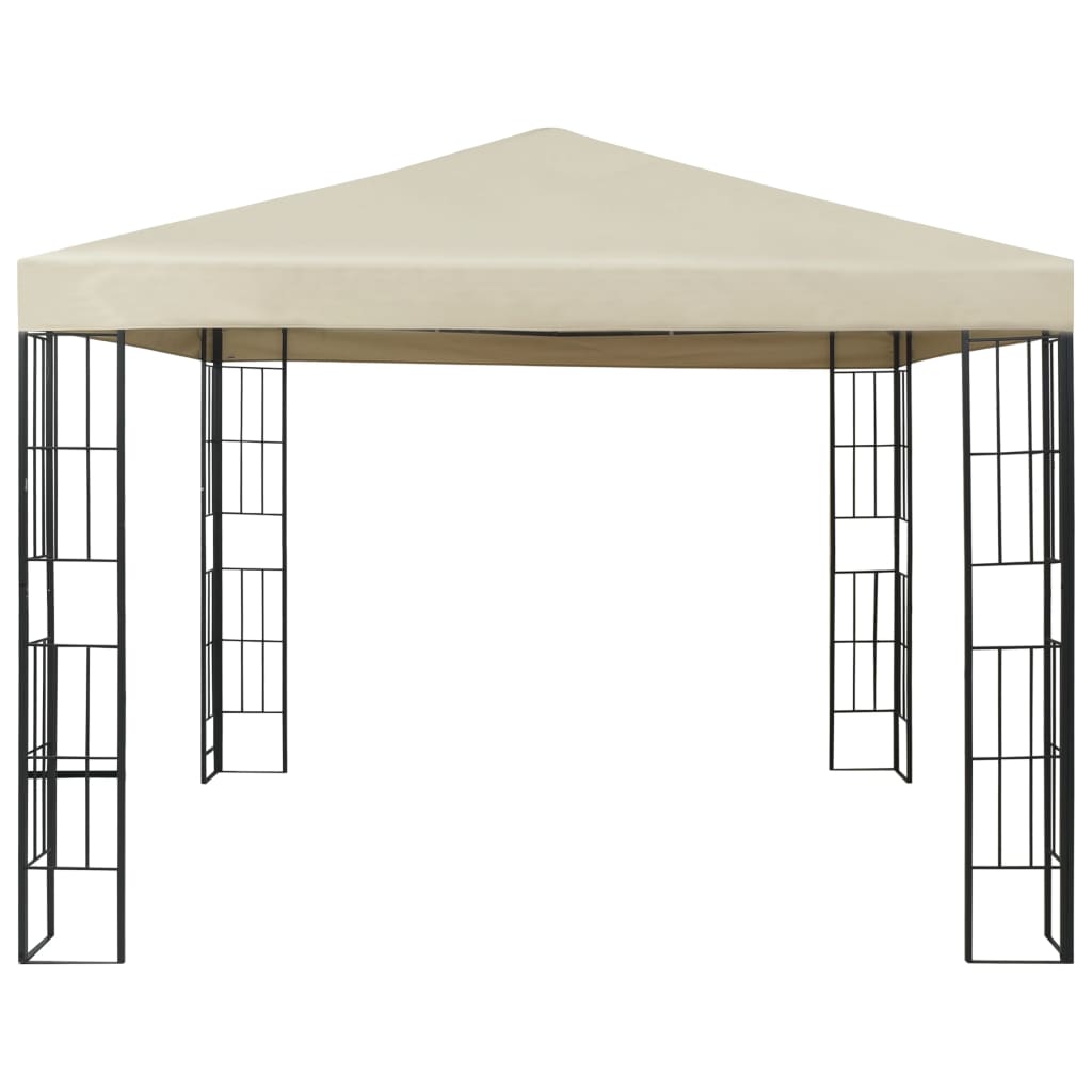Vidaxl prieel 3x3 m crème