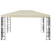 VidaXL Prieel 3x4 m crème