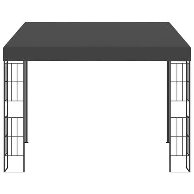 Vidaxl wandprieel 3x3 m stof antracietkleurig