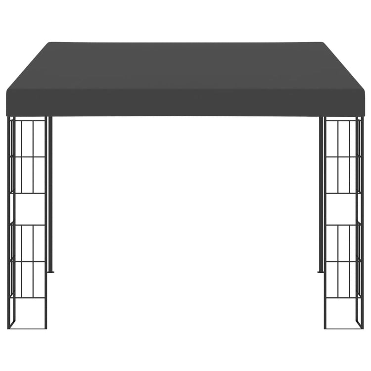 Vidaxl wandprieel 3x3 m stof antracietkleurig