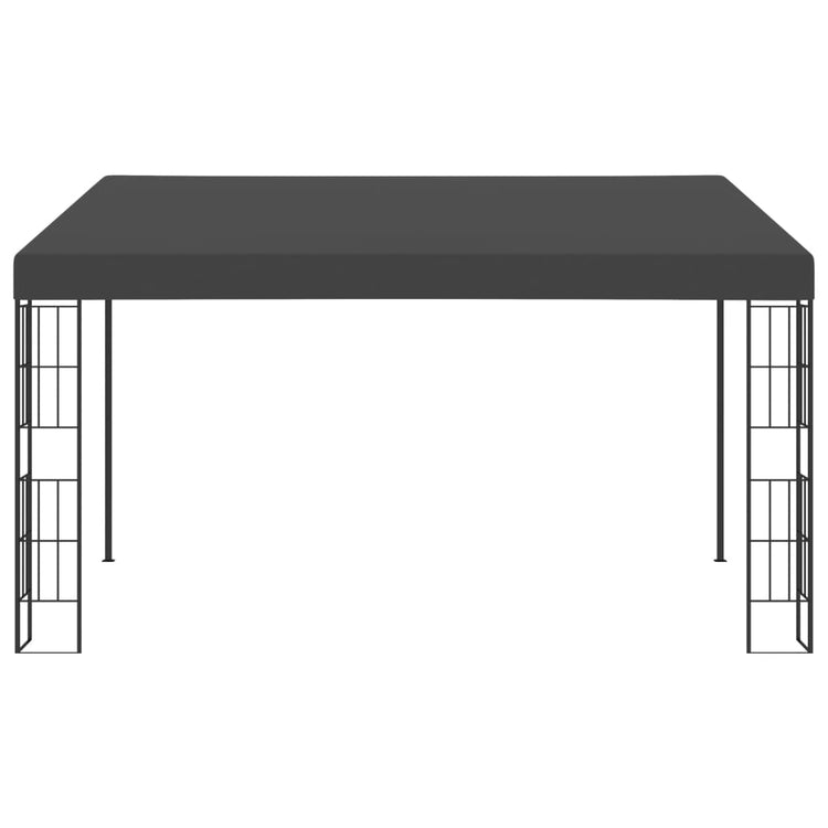 VidaXL Wandprieel 3x4 m stof antracietkleurig