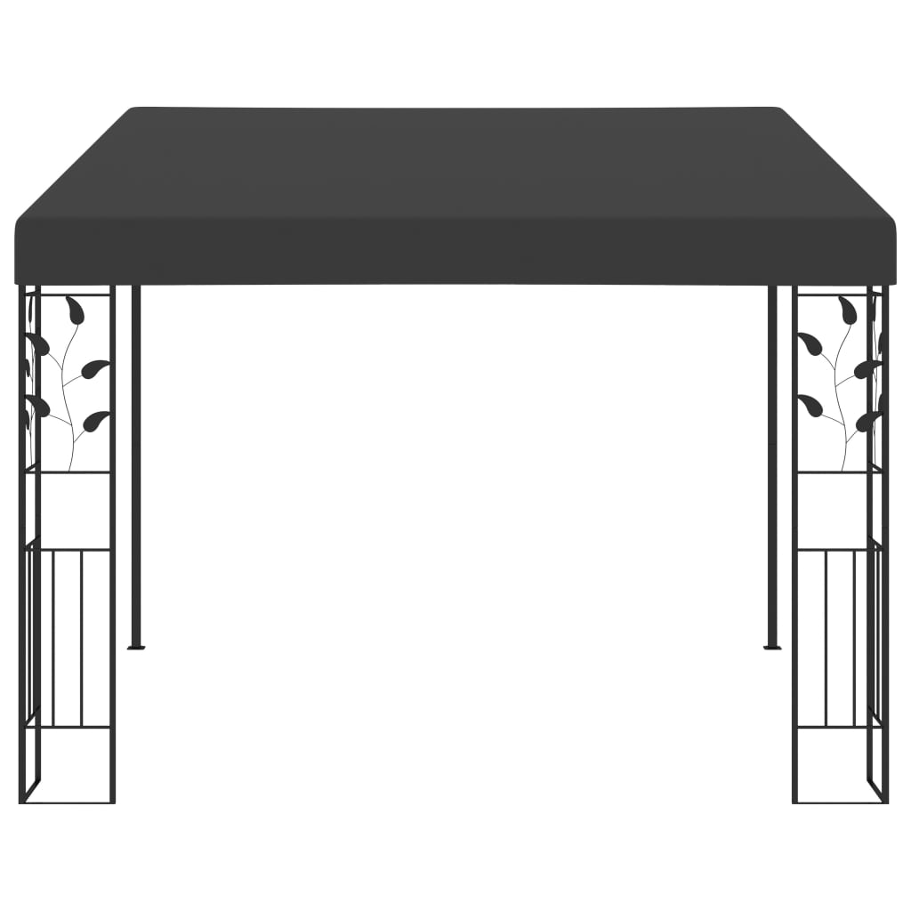 Vidaxl wandprieel 3x3x2,5 m antraciet