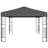 VidaXL Prieel 3x4 m stof antraciet