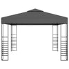 Vidaxl tuinpaviljoen 3x3 m antraciet